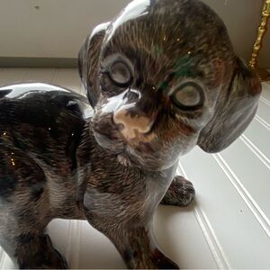 Ceramic Puppy Figurine